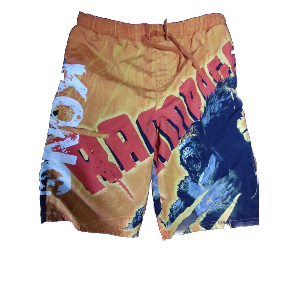 Kong King Kong Graphics Board Swim Shorts Trunks 16-18